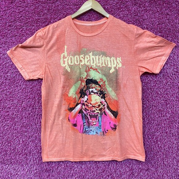 The Haunted Mask Goosebumps Graphic Design Horror T-Shirt Large - Picture 1 of 4